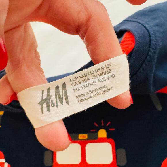 H&M Bundle - 3 Graphic T-Shirts Boys Size US 8/10 (Fit like size 8) - Picture 3 of 10